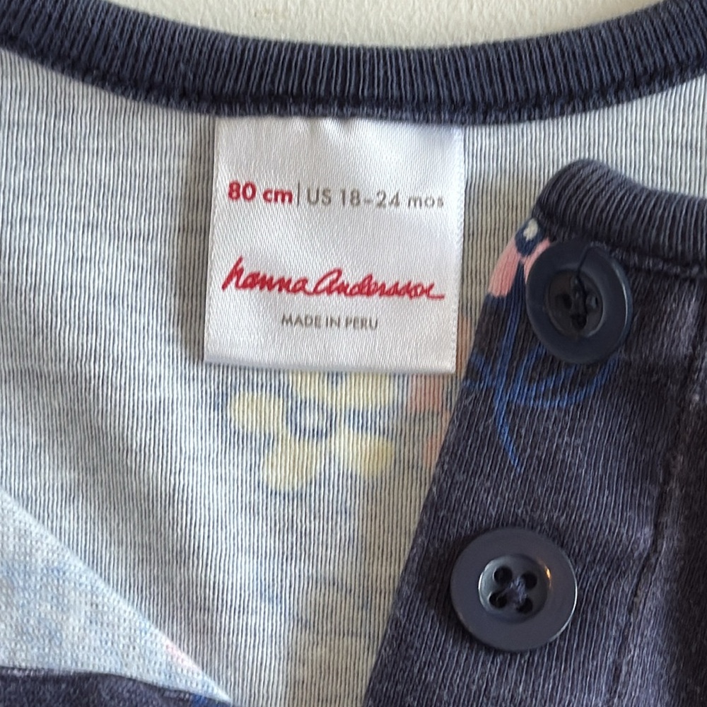 Hanna Andersson Sweatshirt Peplum - Picture 2 of 5